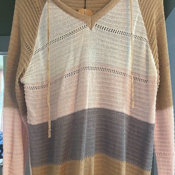 Mandee Brand Fall Knit Sweater, Size Large - Picture 1 of 3